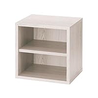 Amazon｜[ベルメゾン] キューブボックス 木製 奥行30cm オープン